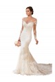 Online Long Sleeves Maermaid Sweetheart Lace Wedding Dress UK