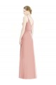 Online Romantic Full length Long Chiffon Bridesmaid Dress UK