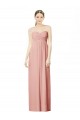 Online Long Chiffon Sweetheart Bridesmaid Dress with Twist Bodice UK