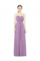 Online Sweetheart Neckline Strapless Chiffon Bridesmaid Dress with Wrap Pleat UK