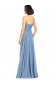Online One Shoulder Long Chiffon Bridesmaid Dress with Sweetheart Bodice UK