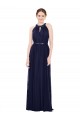 Online Vintage Full-Length Sleeveless Chiffon Bridesmaid Dress  UK