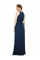 Online Vintage Full-Length Sleeveless Chiffon Bridesmaid Dress  UK