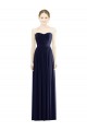 Online Low Back Draped Strapless Chiffon Formal Bridesmaid Dress  UK