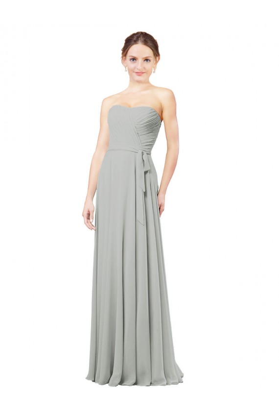 Online Delicately Draped Chiffon Bridesmaid Dress UK