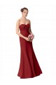 Online Full Length Sweetheart Chiffon Bridesmaid Dress with Ruched Bodice UK