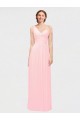 Online One Shoulder Twisted Waist Sweetheart Chiffon Bridesmaid Dress UK