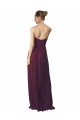 Online Floor Length Chiffon Bridesmaid Dress with Sweetheart Neckline UK