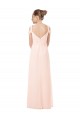Online Chiffon Sweetheart Bridesmaid Dress with An Illusion Overlay UK