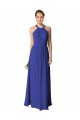 Online Long Full Length Chiffon Halter Bridesmaid Dress UK