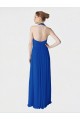 Online Long Full Length Chiffon Halter Bridesmaid Dress UK