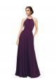 Online Elegant Chiffon Bridesmaids Dress with Softly Draped Bodice UK