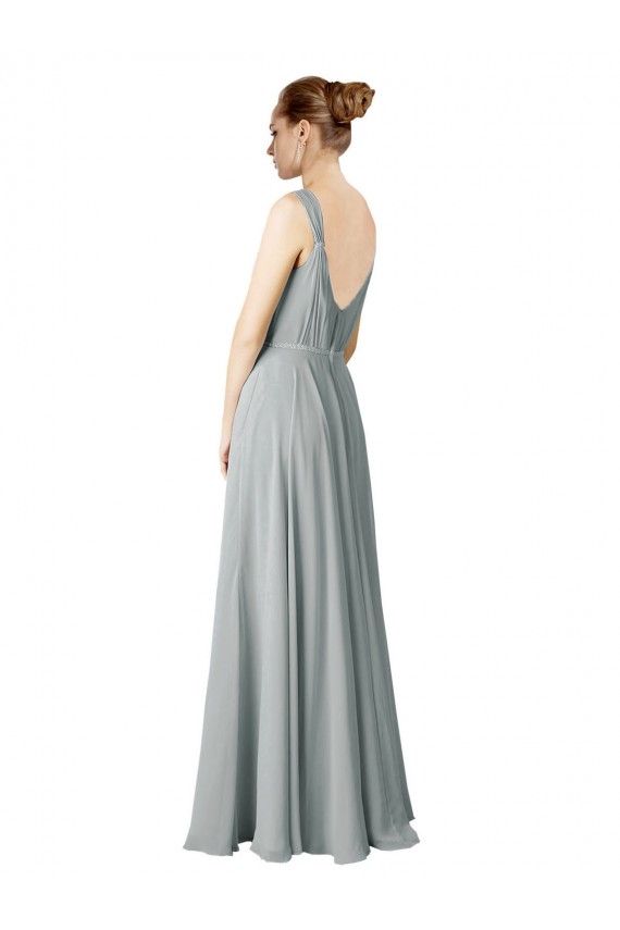Online Figure Flattering Chiffon Bridesmaid Dress with Beaded Detail UK