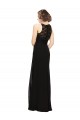 Online Sheath Beaded and Embroidered Bridesmaids Dress with Lace Bodice and Chiffon Skirt UK