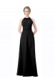 Online Full Length Chiffon Sweetheart Bridesmaid Dress with An Illlusion Overlay UK