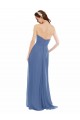 Online Classic Strapless Bridesmaids Dress with Draped Sweetheart Bodice and Side Slit UK