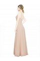 Online Chiffon Bridesmaids Dress with Matching Chiffon Tie Sash UK