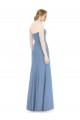 Online Draped Strapless Sweetheart Trumpet Chiffon Bridesmaid Dress UK