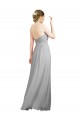 Online Sweetheart Strapless Draped Long Chiffon Bridesmaid Dress UK