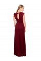 Online Cap Sleeves Chiffon Bridesmaid Dress / Prom Dress with Pleated V-Neck Bodice UK