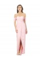 Online High Low Off the Shoulder Strapless Ruched Chiffon Bridesmaid Dress UK