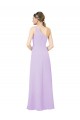 Online Grecian Inspired Simple One Shoulder Chiffon Formal Bridesmaid Dress with Ruching UK