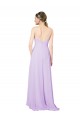 Online High-Low Chiffon Bridesmaid Dress with Ruffle Detail UK