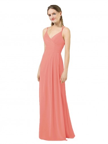 Online Flirty Chiffon Bridesmaid Dress with Modern Back Detail UK