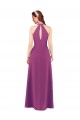 Online Sassy Chiffon Bridesmaid Dress with Halter Neckline UK