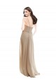 Online Elegant Bridesmaid with High Neckline and Illusion V-Neck UK