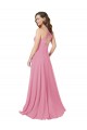 Online Chiffon Bridesmaid Dress / Prom Dress with Keyhole Front UK