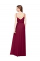 Online Wrapped Sweetheart Neckline Long Chiffon Bridesmaid Dress  UK