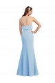 Online Fluted Long Chiffon Bridesmaid Dress with Cascading Ruffles UK