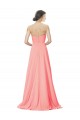Online Strapless Chiffon Bridesmaid Dress with Ruched Sweetheart Neckline UK