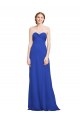 Online Sweetheart Neckline Chiffon Ruched Bodice Tie Back Bridesmaid Dress UK