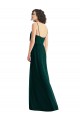 Online V-Neck Blouson Bodice Chiffon Maxi Bridesmaid Dress UK