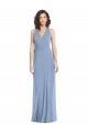 Online V-Neck Halter Back Straps Chiffon Formal Bridesmaid Dress UK