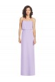 Online Full Length Lux Chiffon Blouson Bodice Bridesmaid Dress UK
