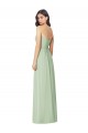 Online Strapless Sweetheart All-Over Shirring Chiffon Bridesmaid Dress UK