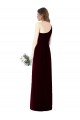 Online One Shoulder Chiffon Trumpet Bridesmaid Dress UK