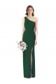 Online One Shoulder Chiffon Trumpet Bridesmaid Dress UK