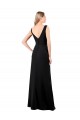 Online V-Neckline Chiffon Bridesmaid Dress / Prom Dress with Draped Bodice UK