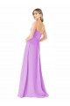 Online Draped Strapless Floor Length Chiffon Bridesmaid Dress UK