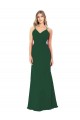 Online Criss Cross Strappy Chiffon Bridesmaid Dress UK