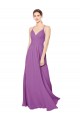 Online Braided Straps Cross Back Sweetheart Chiffon Bridesmaid Dress UK
