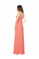 Online Empire Waist Spaghetti Straps Sweetheart Chiffon Bridesmaid Dress UK