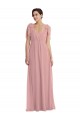 Online Empire Waist Long Halter Maxi Bridesmaid Dress UK