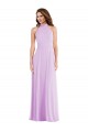 Online High Neck Halter Backless Maxi Bridesmaid Dress UK