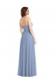 Online Strapless A-Line Maxi Bridesmaid Dress with Front Slit UK