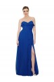 Online Ruffled Chiffon Strapless Bridesmaid Dress UK